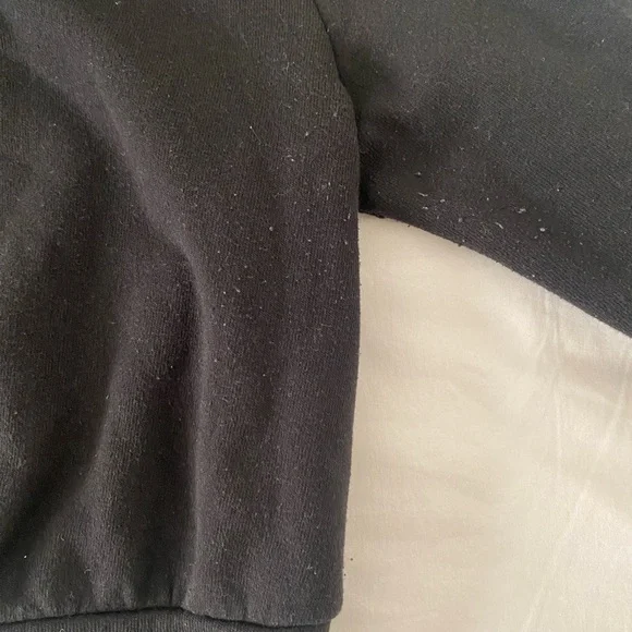 ALO CROP SWEATER BLK SZ SMALL - Picture 4 of 5